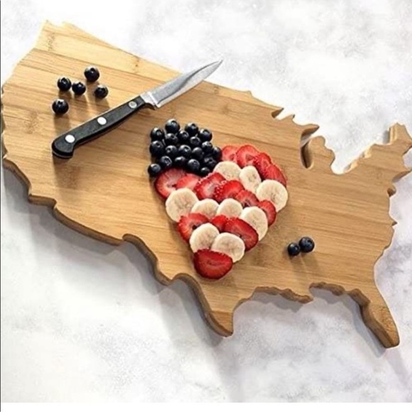USA Bamboo Cutting & Serving Board NWT - Picture 7 of 8